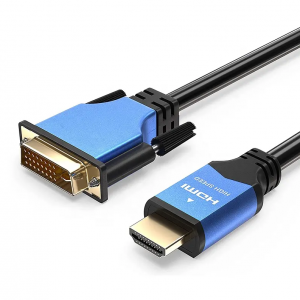 Gold Plated HDMI DVI Cable To HDMI To DVI Video Monitor Cable